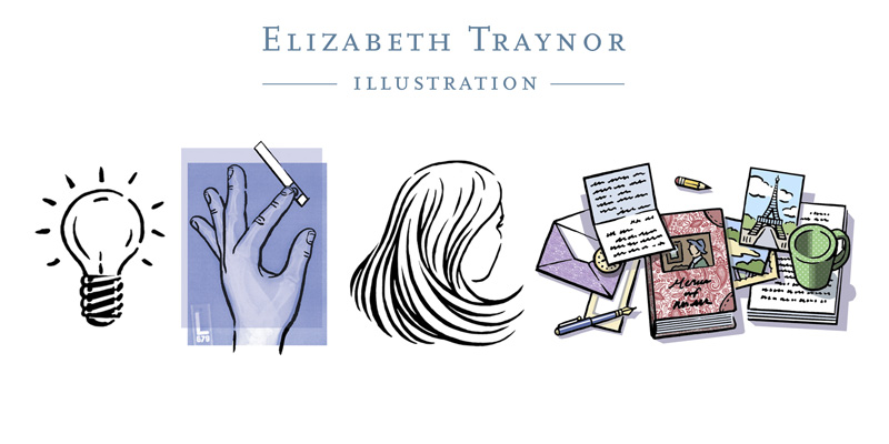 Elizabeth Traynor Illustration - Brush & Ink Illustration